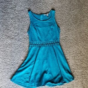 Teal Skater Dress